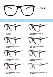TR-90 plastic frames for glasses FE01-02