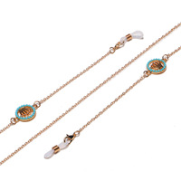 Металлическая цепочка для очков и масок с кулоном 