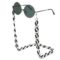 Acrylic non-slip chain, thick concave shape 29 colors, for glasses and masks GB011-2