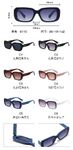PC plastic sunglasses with metal hinge 6110W