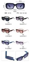 PC plastic sunglasses with metal hinge 6110W
