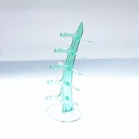 Tabletop plastic glasses stand 