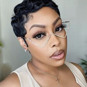 Оправа металлическая женская с бриллиантами 2057-PN