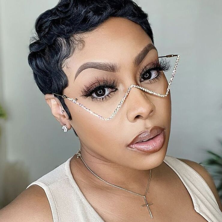 Оправа металлическая женская с бриллиантами 2057-PN