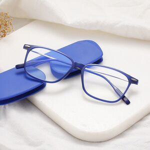 Plastic reading pince-nez glasses with case 6020, diopters from +1,00 to +4.00 RMC=62-64