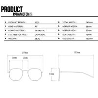 Очки комбинированные (металл + TR90) женские с защитой от синего света 95823-TR5039-PN