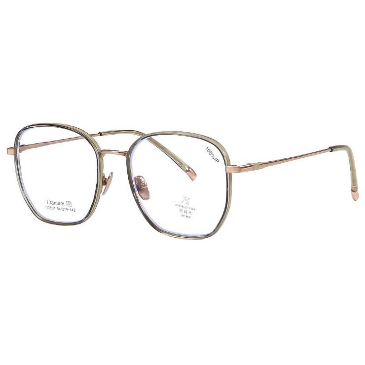 Оправа сверхлёгкая титановая + пластик TR90 с защитой от синего цвета MAMO T22501