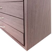 Floor office box - display case for frames and glasses, wood color, for 75 slots JS-C230408