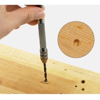 Manual drill with a set of twist drills 10 pieces