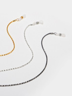 Glasses chain set of two-piece golden and black GM038