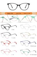 Plastic TR90 frame for women with spring hinges T936-DA