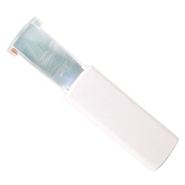 Folding magnifier with universal backlight 95822-XX, dimensions: 58*23 mm. Magnification: 2Х