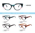 Plastic acetate eyeglasses frame for women WD4229