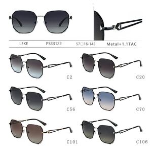 Polarized metal sunglasses Leke PS33122