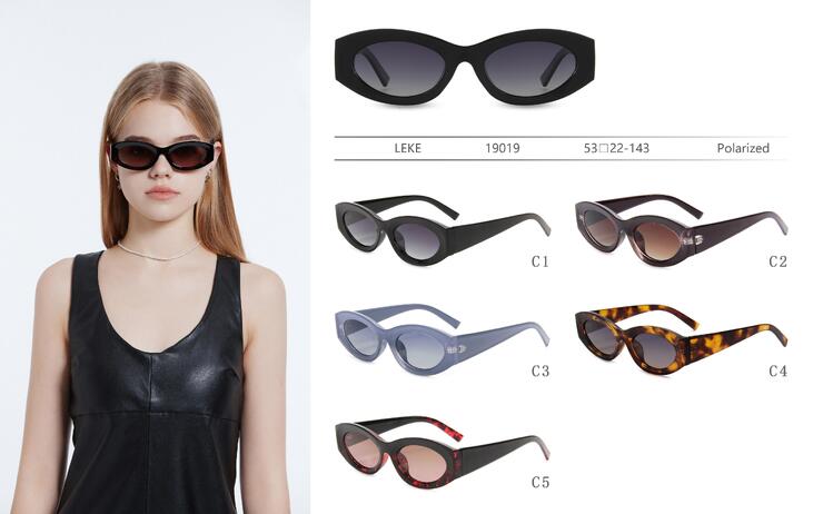 Polarized plastic sunglasses Leke LK19019