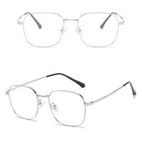 Metal eyeglasses for reading V8625 with blue ray cut protection, diopters from 0.00 to -6.00, not centered