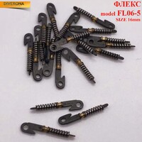 Uncovered glasses spring hinge FL06-5 (price is for 1 set - 18 pieces)