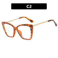 Metal glasses with blue light protection for women 2036-PN