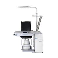 Ophthalmologist workstation, combined table + chair S-550B, tabletop 1020*480 mm