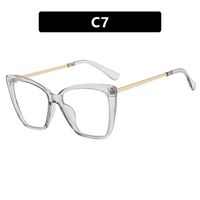 Metal glasses with blue light protection for women 2036-PN