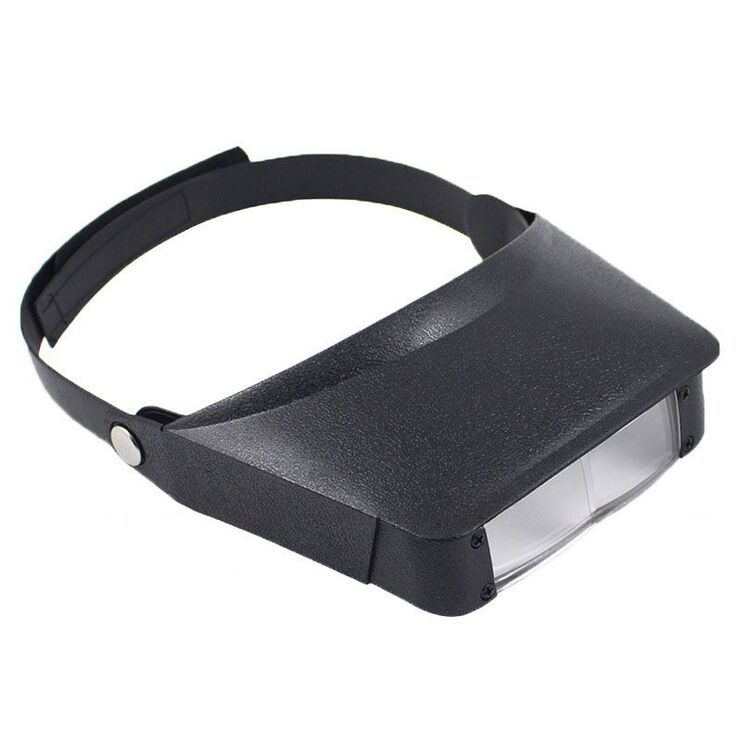 Binocular magnifier, magnifying glass with head mount 81005-XX, magnification: 1,5X, 3X