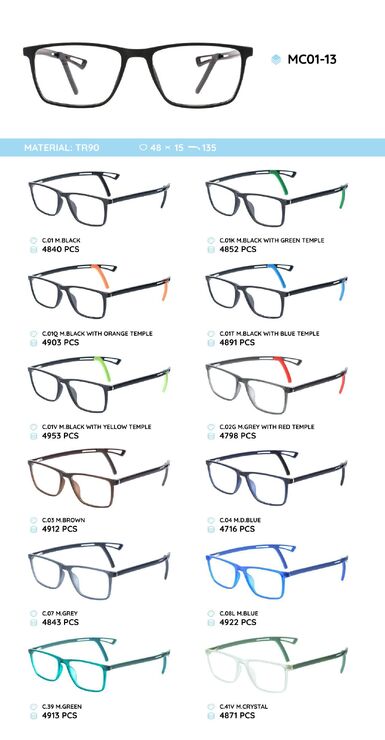 TR-90 plastic frames for glasses MC01-13
