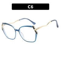 Plastic TR90 glasses with blue light protection for women TR87199-TR5036-PN