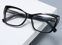 Plastic frames for glasses TR90+CA material (flex hinges) FOCUS FCS2002