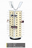 Glasses desk stand with 44 slots and mirrors HD810