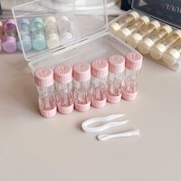 Soft contact lens kit with 4 containers W-XS六副装RGP