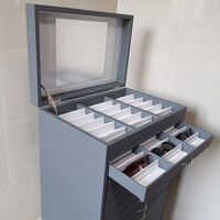 Office box - display case for frames and glasses, with a hinged lid, for 306 slots JS-C221217