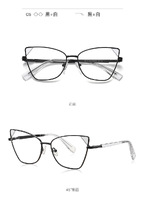 Metal blue blocker frames for glasses 3048