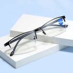 Metal eyeglasses for reading KY602 Blue ray cut, diopters from 0.00 to +4.00, PD62-64