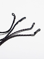 Acrylic plastic two-tone amber glasses chain GM049