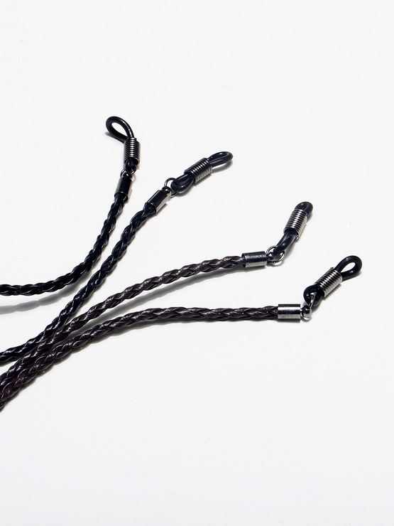 Acrylic plastic two-tone amber glasses chain GM049