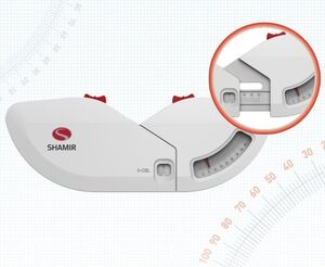 Линейка для измерения лицевого угла оправы