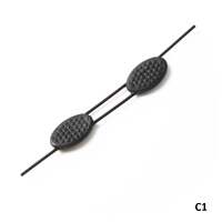 Silicone string eyeglasses holder + stopper, 25-40 cm