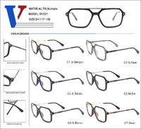 Оправа пластиковая из ацетата TR90 + металл с флексом D1521-DA