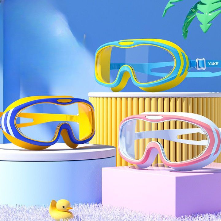 Swimming childrens (3-16 yers) waterproof anti-fog goggles YJ228-YU