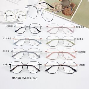 Metal frames with Blue Ray Cut lenses MAMO H5558
