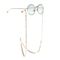 Oval metal eyeglass chain GL1079