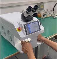 Сварочный аппарат настольный для точечной лазерной пайки и сварки для очков и ювелирных изделий YXS-W200, лазер до 200 Вт