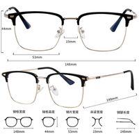 Combined frame (metal + TR90) MAMO H17002