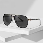 Поляризационные солнцезащитные металлические очки с защитой UV400 2868-GT