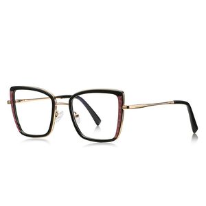 Оправа женская металлическая + TR90, линзы-блюблокеры с защитой от ультрафиолета и синего света More FCS3146