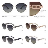 Polarized plastic sunglasses with nylon lenses Rianova R6043