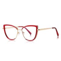 Оправа женская металлическая + пластик TR90, линзы-блюблокеры с защитой от ультрафиолета и синего света More FCS3153