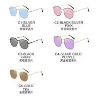 Очки металлические фотохромные с защитой от синего света 2886-GT