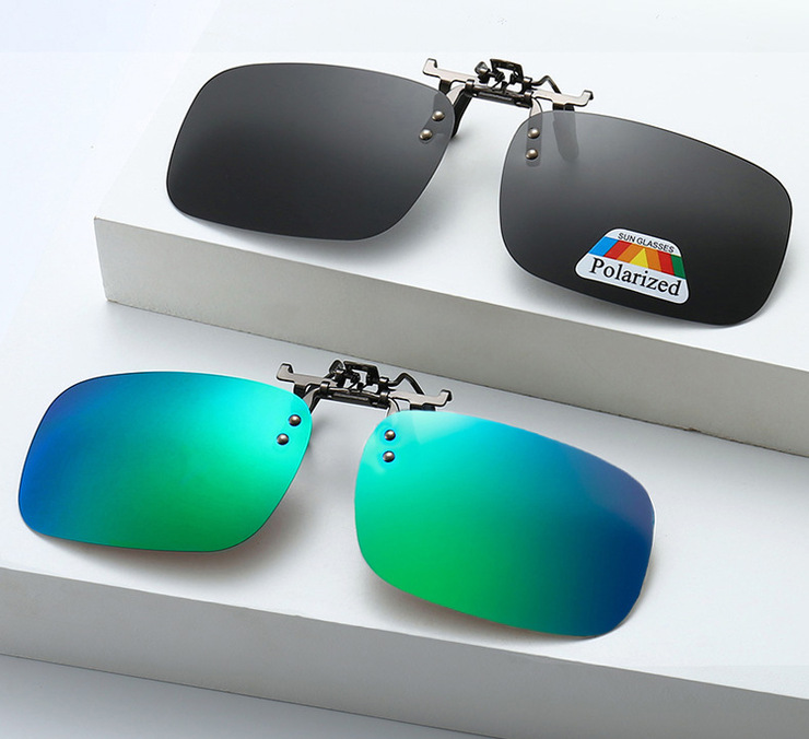 Насадка солнцезащитная для очков в футляре фотохромные и Polarized FK40