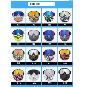 Очки-маска защитные противоударные спортивные 风镜-鹰嘴面罩转印